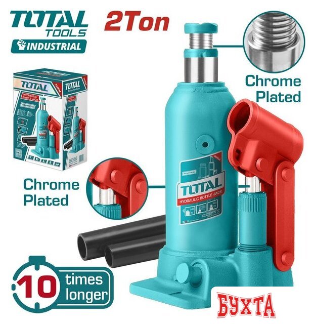 Бутылочный домкрат Total THT109024 2т