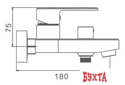 Смеситель Gerhans K22 K13022T 2