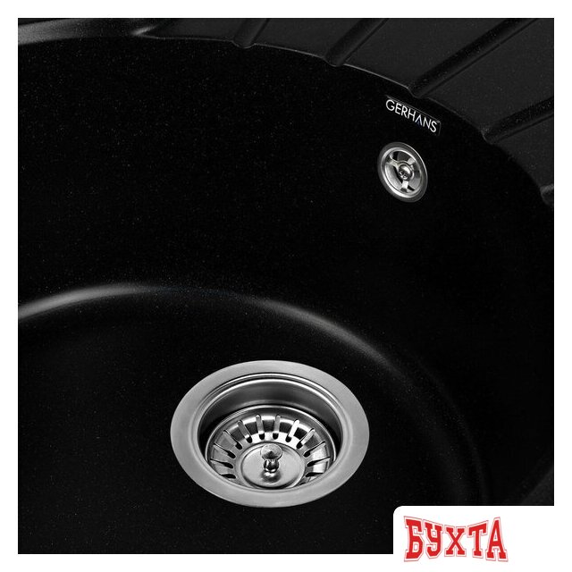 Кухонная мойка Gerhans A02 (оникс) 4