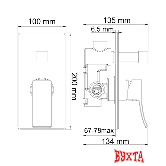 Смеситель Wasserkraft Aller 10641 (хром) 4
