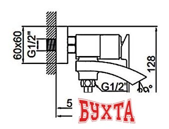 Смеситель Ledeme H78B L3178B 3
