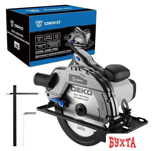 Дисковая (циркулярная) пила Deko CSDK-2500 PRO 085-1153