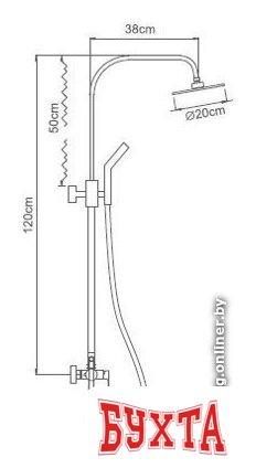 Душевая система Loffrey LF82402 2