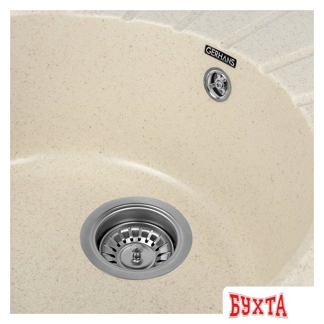 Кухонная мойка Gerhans A02 (бежевый) 4