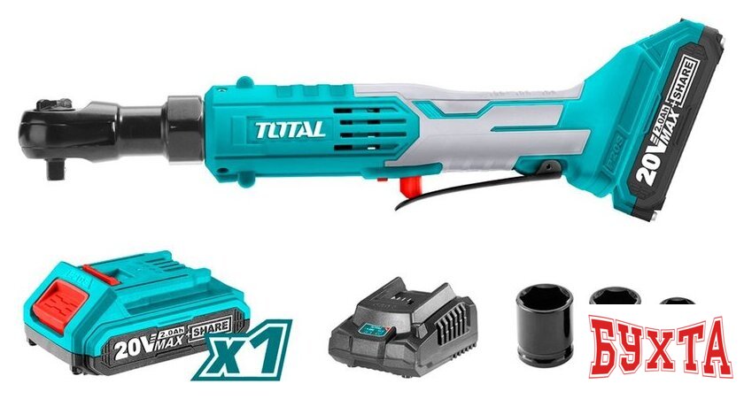 Трещотка Total TDRLI206015