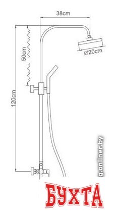 Душевая система Ledeme L2403-1 2