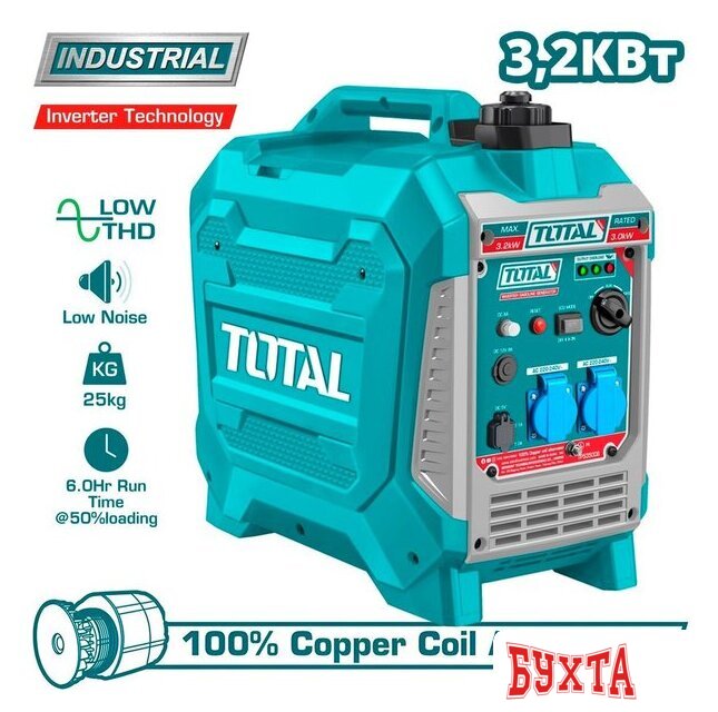 Бензиновый генератор Total TP535006