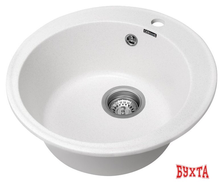 Кухонная мойка Gerhans A05 (белый) 3