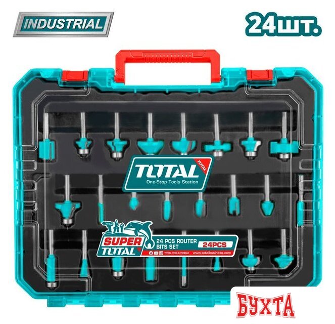 Набор фрез Total TACSR12406 (24 шт)