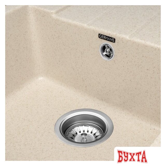 Кухонная мойка Gerhans B22 (бежевый) 4