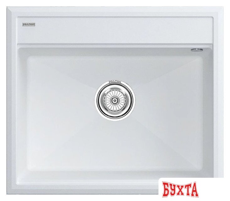 Кухонная мойка Paulmark Stepia 60 PM115951-WH (белый) 1