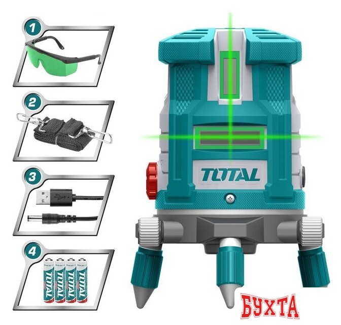 Лазерный нивелир Total TLL305205