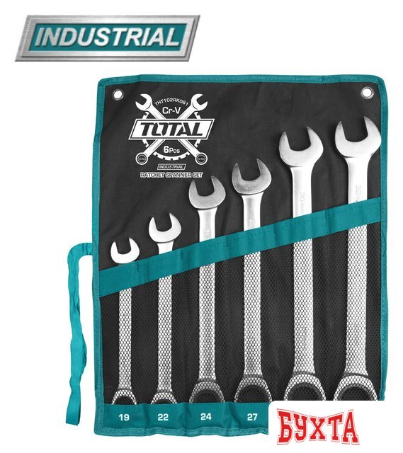 Набор ключей Total THT102RK061 (6 предметов)