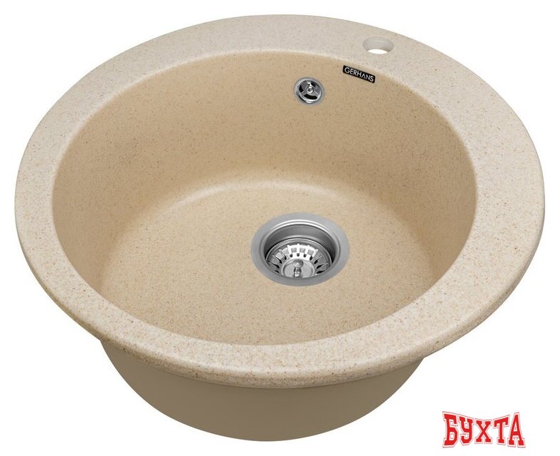 Кухонная мойка Gerhans A04 (бежевый) 3