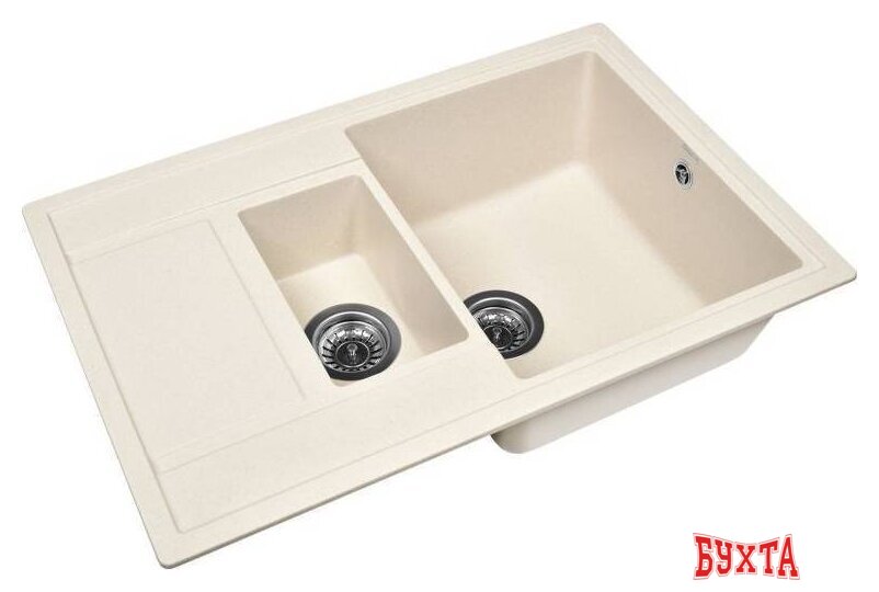 Кухонная мойка Wisent WQ780-30 (кремовый) 2