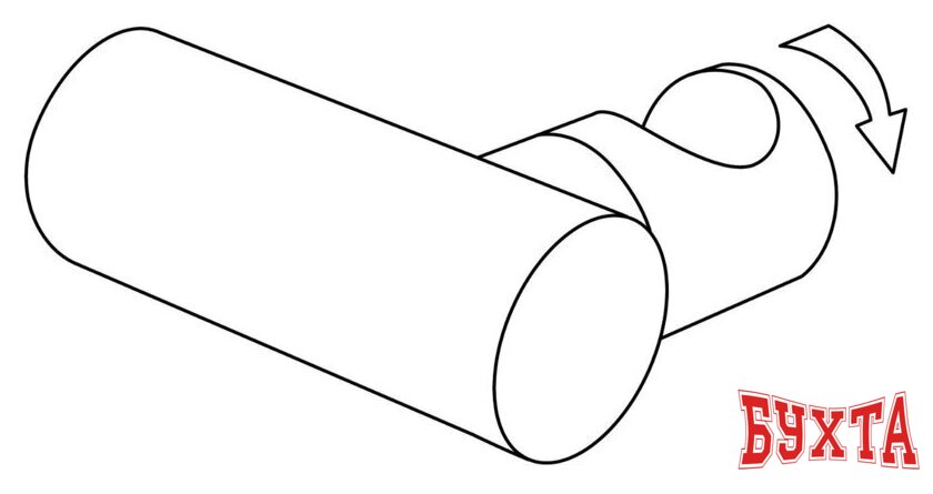 Держатель душевой лейки Deante Round Bianco ANR_A21U 3