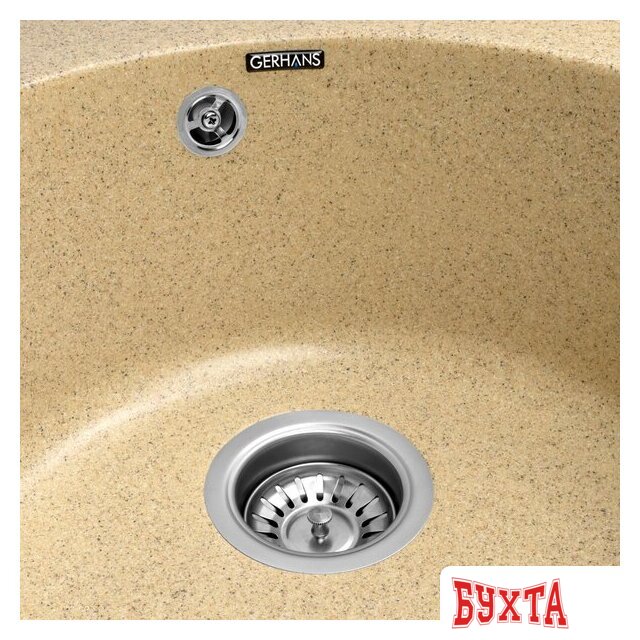 Кухонная мойка Gerhans A04 (песочный) 4