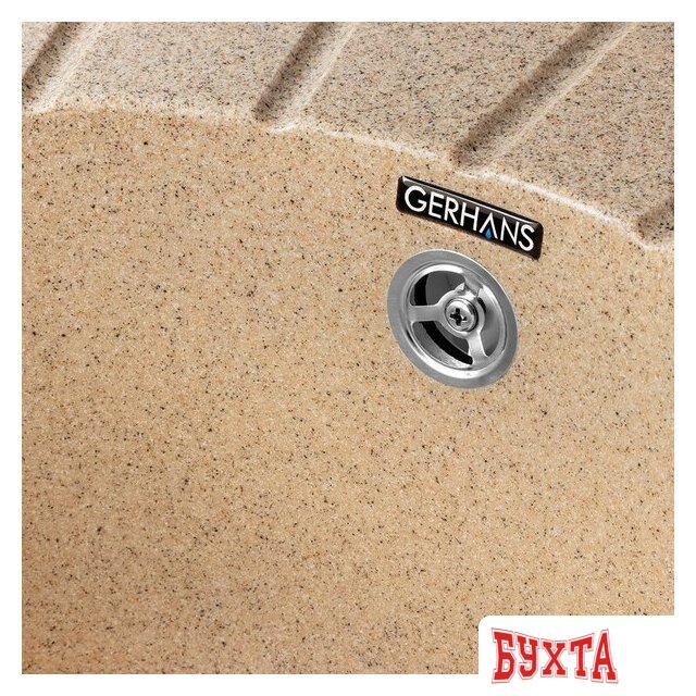 Кухонная мойка Gerhans A03 (песочный) 5