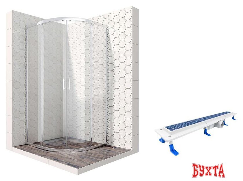 Душевой уголок Ambassador Set 14011104-ST9 1