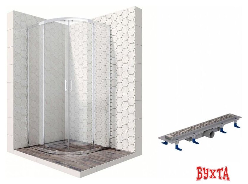 Душевой уголок Ambassador Set 14011105-ST7