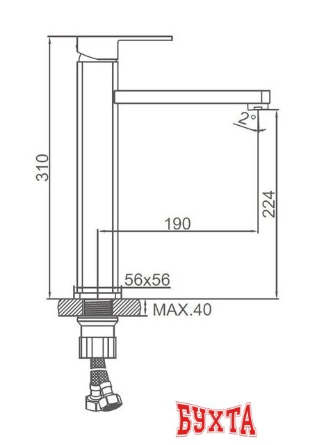 Смеситель Ledeme L1133 2