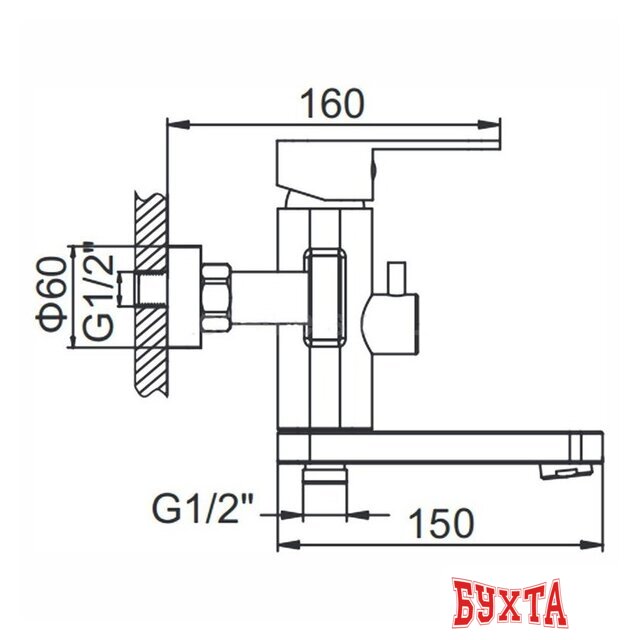 Смеситель Wisent W73216 2