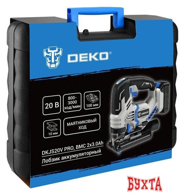Электролобзик Deko DKJS20V PRO 085-1330 (с 2-мя АКБ) 5
