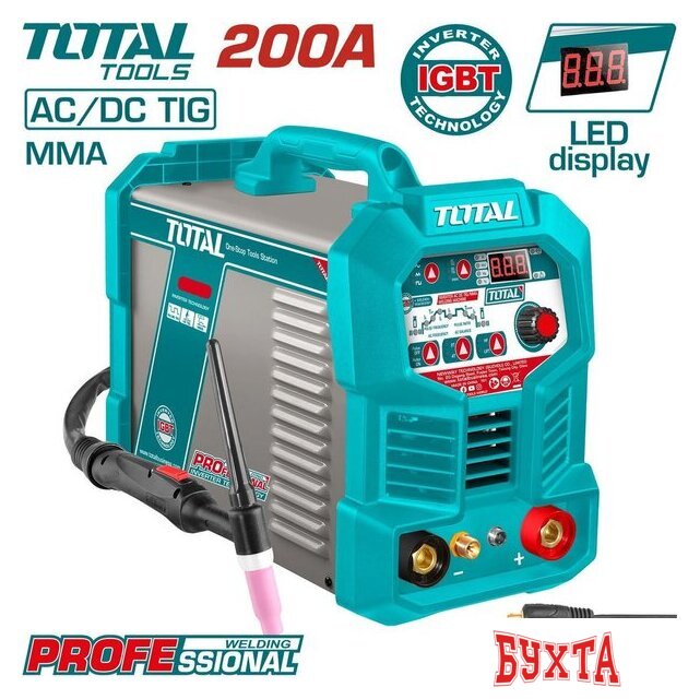 Сварочный инвертор Total TIGACDC20068