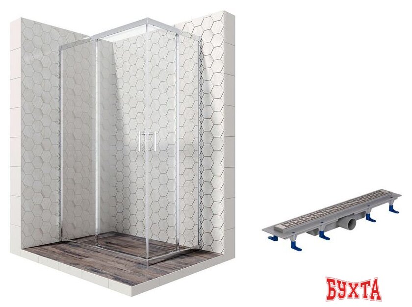 Душевой уголок Ambassador Set 14011101-ST7