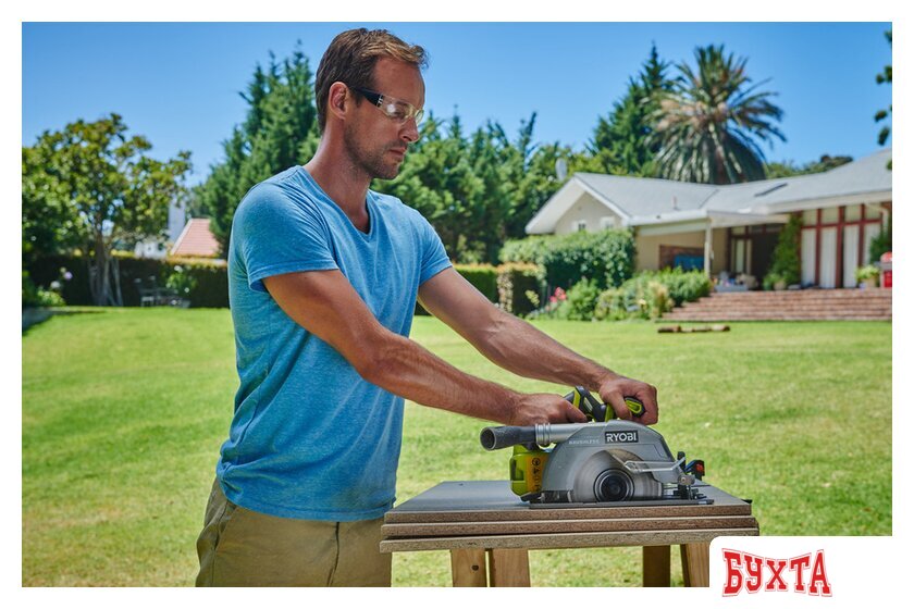 Дисковая (циркулярная) пила Ryobi R18CS7-0 5133002890 (без АКБ) 3