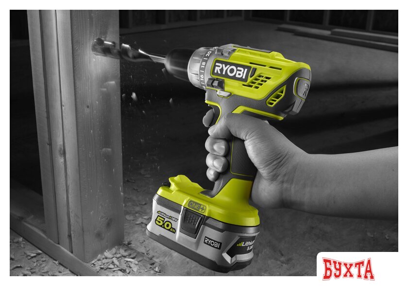 Дрель-шуруповерт Ryobi R18DD3-0 5133002889 (без АКБ) 3
