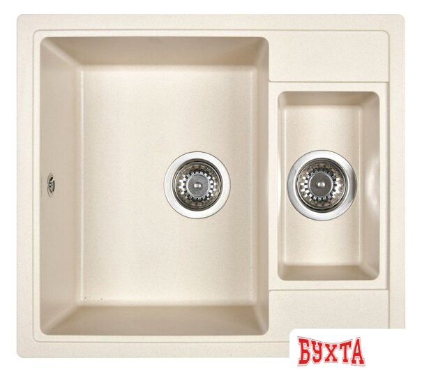 Кухонная мойка Wisent WQ580-30 (кремовый) 1