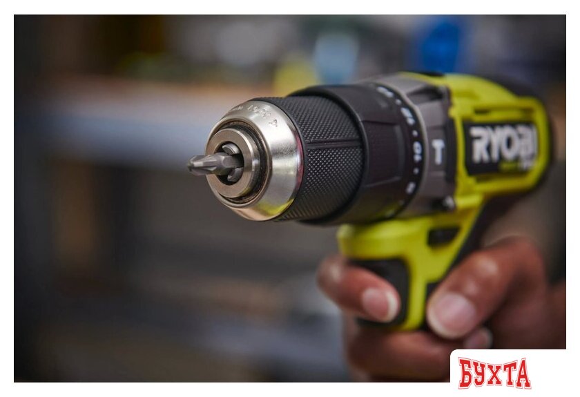 Ударная дрель-шуруповерт Ryobi RPD18C1-242S 5133006524 (с 2-мя АКБ, сумка) 5