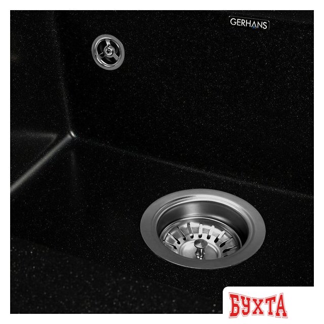 Кухонная мойка Gerhans A11 (оникс) 4