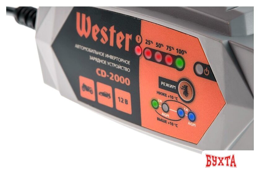 Зарядное устройство Wester CD-2000 4