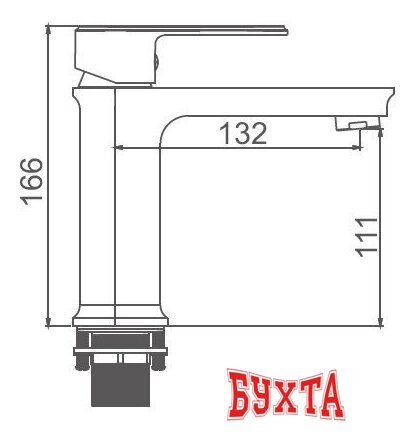 Смеситель Gerhans K22 K11022T 2