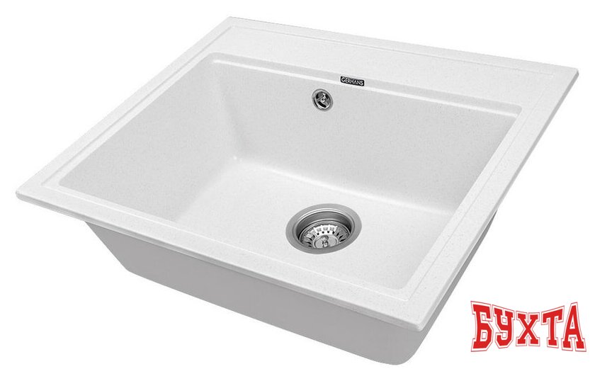 Кухонная мойка Gerhans A12 (белый) 3