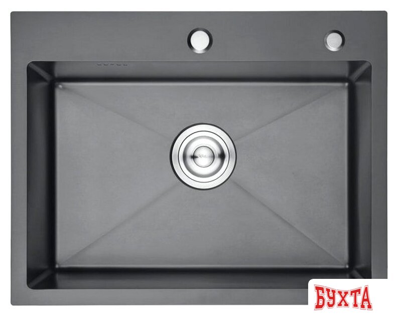 Кухонная мойка Gerhans K36045B (графит) 1