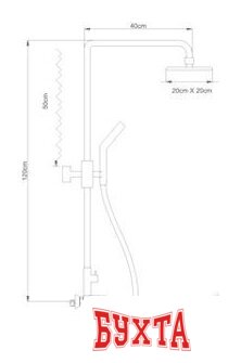 Душевая система Gerhans K19010 2