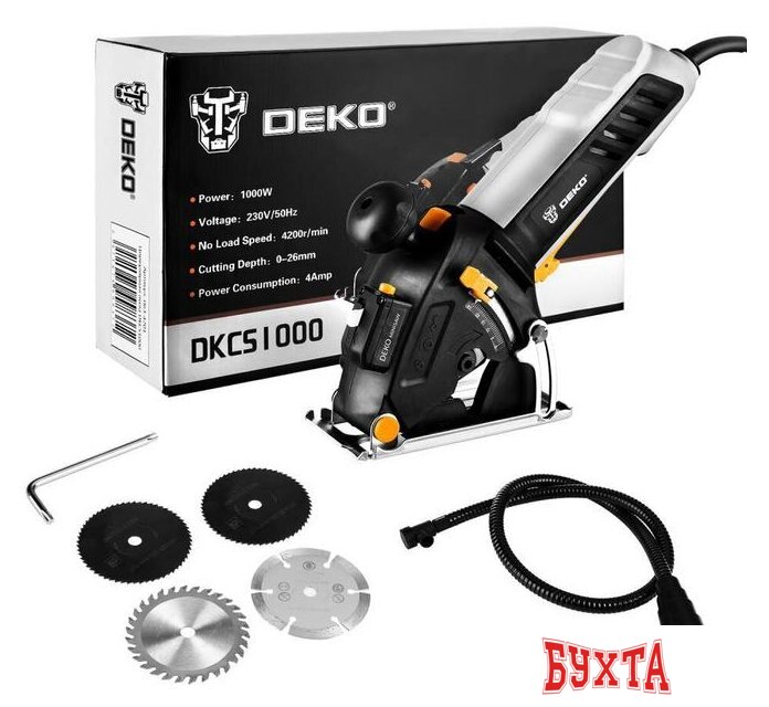 Дисковая (циркулярная) пила Deko DKCS1000 063-4201 2