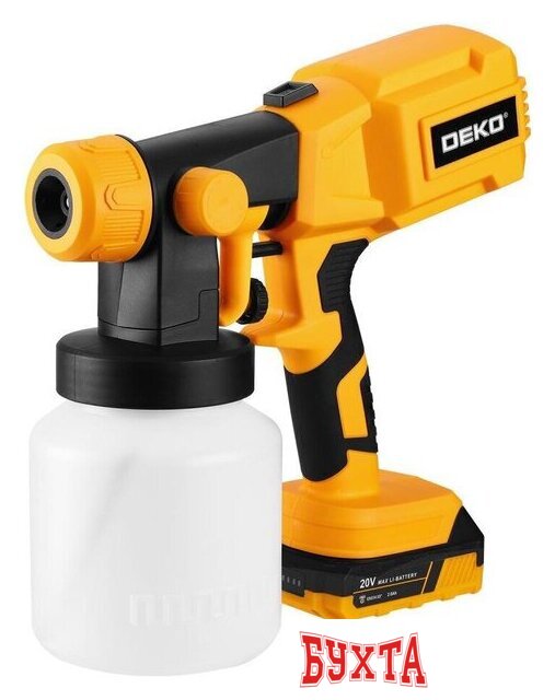 Краскораспылитель Deko SG20D 081-1072 (с 1-им АКБ) 2