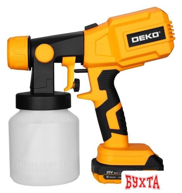 Краскораспылитель Deko SG20D 081-1072 (с 1-им АКБ) 3