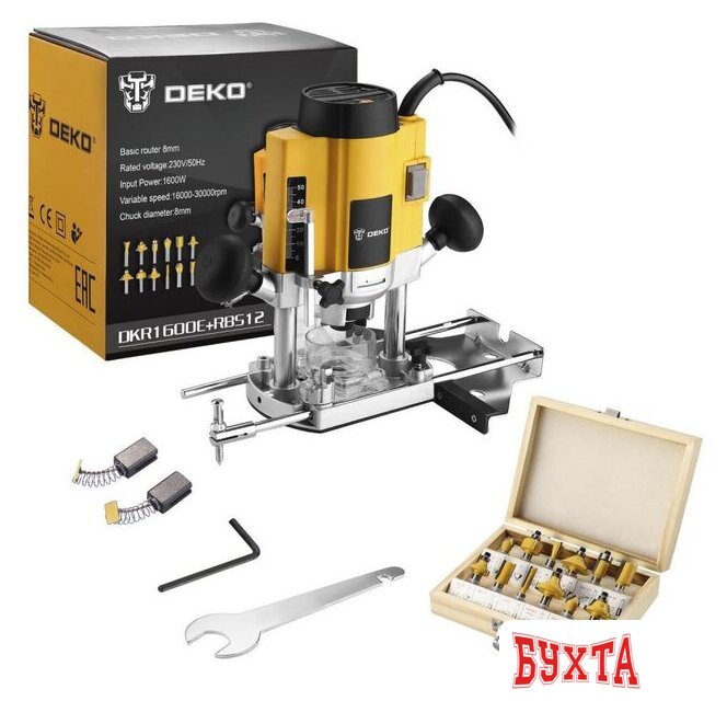 Вертикальный фрезер Deko DKR1600E Set 1