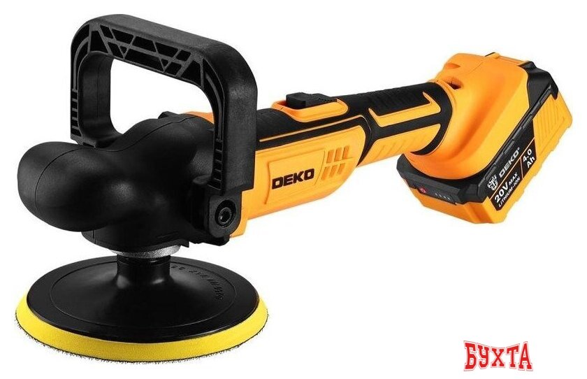 Полировальная машина Deko KDCP20 Max 081-1026 (с 1-им АКБ) 3