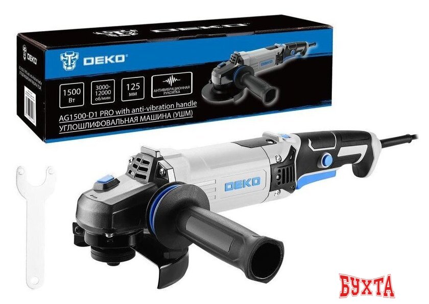 Угловая шлифмашина Deko AG1500-D1 Pro 083-1028