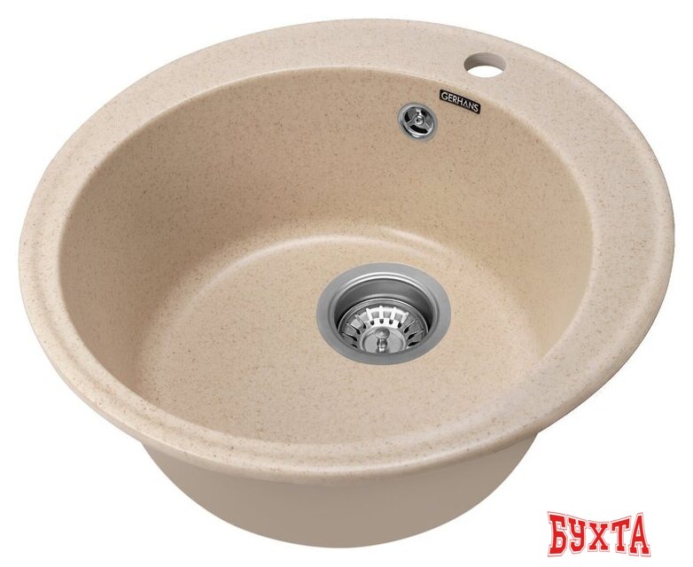 Кухонная мойка Gerhans A05 (бежевый) 3
