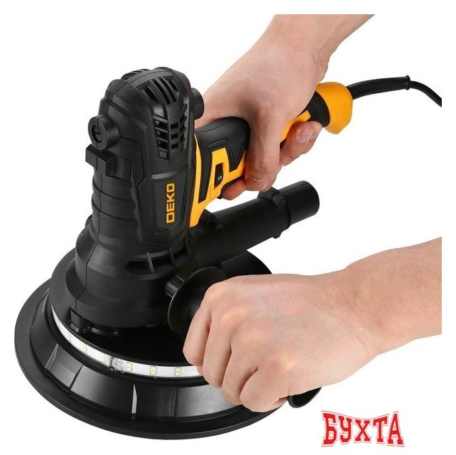 Эксцентриковая шлифмашина Deko DKWS1050 LED 083-1036 5