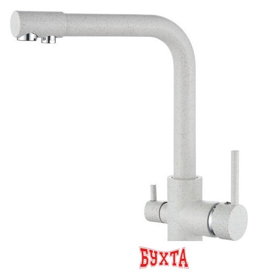 Смеситель Ledeme H55 L4055W-3 (молочный матовый)