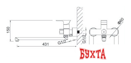 Смеситель Gerhans Gerhans K13108 2