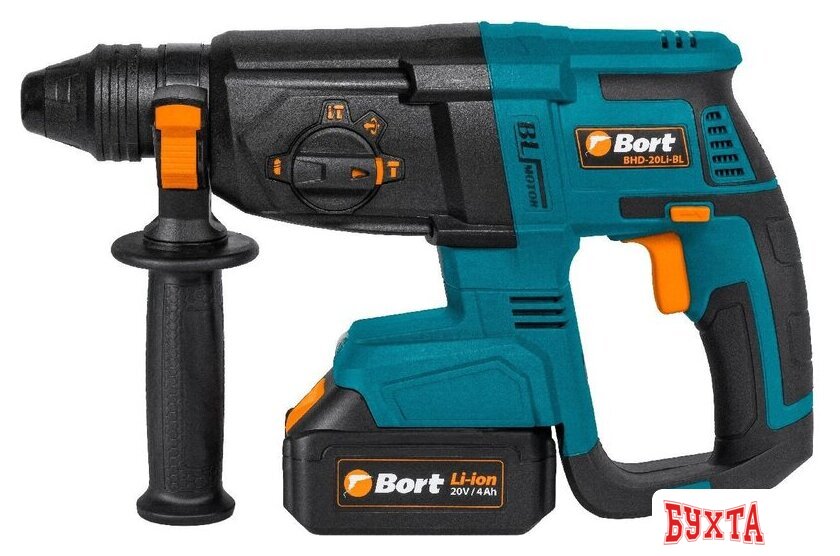 Перфоратор Bort BHD-20LI-BL (с 2-мя АКБ, кейс) 2